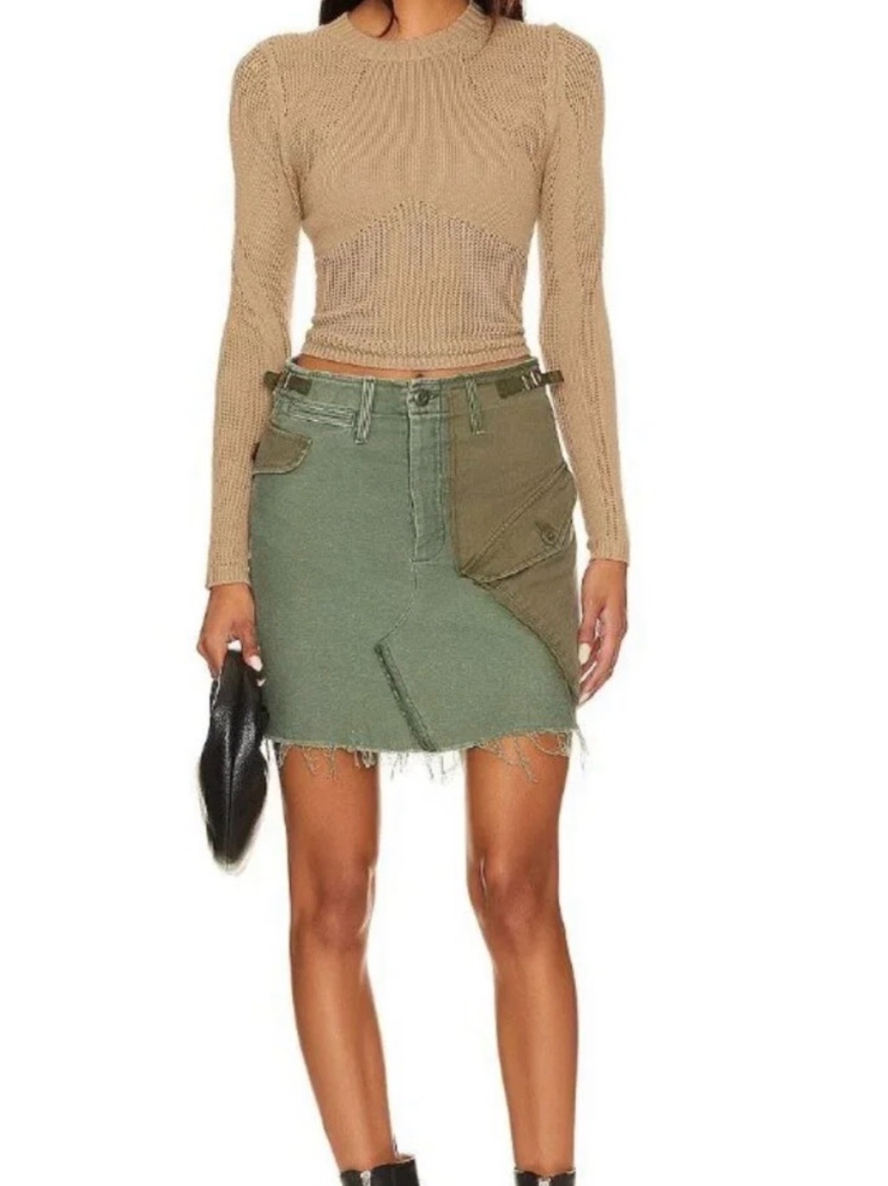 MOTHER The G.I. Jane Mini Skirt